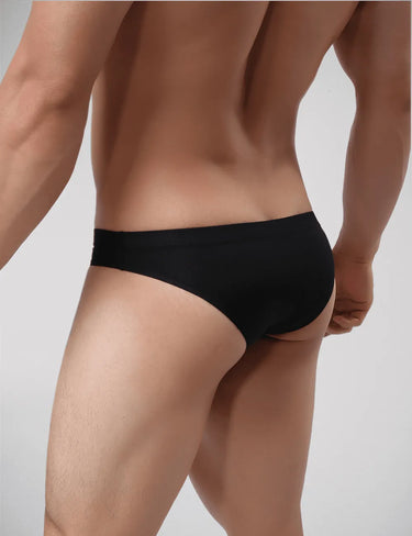 Scandals Silky Open-Crotch Cut-Out Men's Brief Menswear Scandals Menswear
